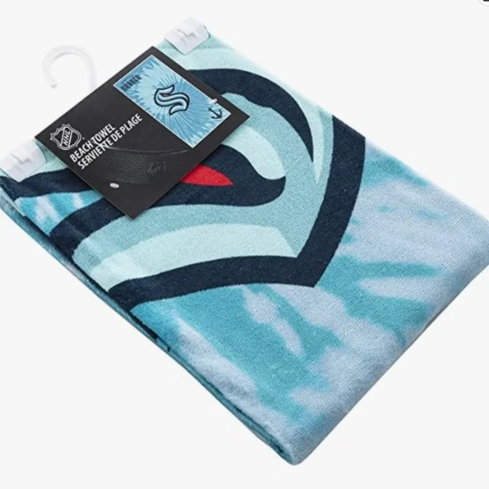 Seattle Kraken Beach Towel - Official NHL Licensed (30